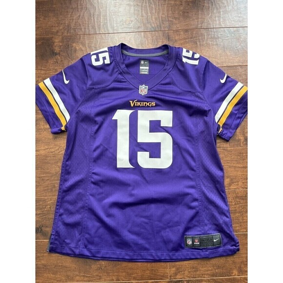 Greg Jennings 15 Minnesota Vikings XL Purple Jersey NFL Nike On Field Stitched - Picture 1 of 5